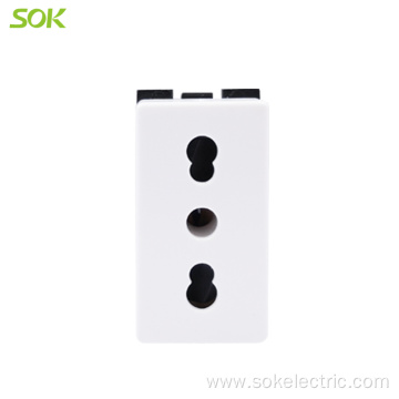 Multi Italian Power Socket Outlet Modular white classic